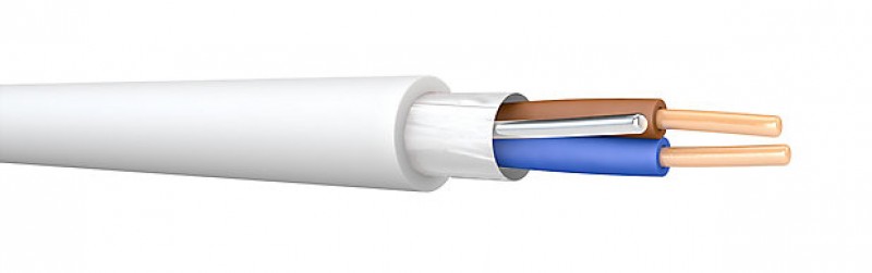 FP200 1.5 2CORE White 100 Meter Drum